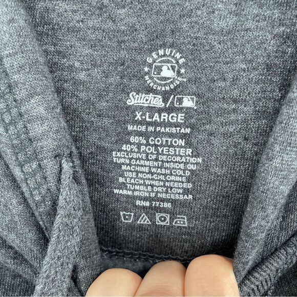 ~Stitches MLB Men's Miami Marlins Logo Pullover Hood NWT XL - Picture 4 of 7